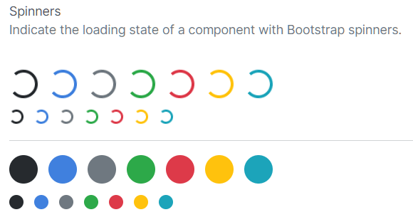 AdminKit Bootstrap 5 Admin Template Spinners