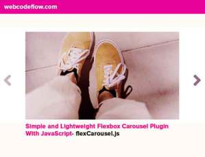 Lightweight-Flexbox-Carousel-Plugin
