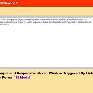 Modal-Window-Triggered-By-Links-Or-Forms-SI-Modal