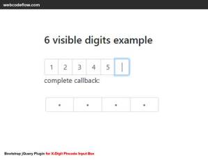 Bootstrap-jQuery-Plugin-for-X-Digit-Pincode-Input-Box