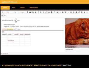 WYSIWYG-Editor-SunEditor