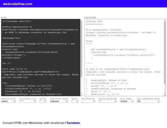 Convert-HTML-into-Markdown-with-JavaScript