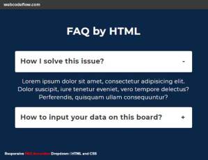 Responsive-FAQ-Accordion-Dropdown