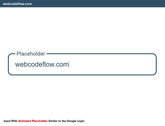 Placeholder-animated