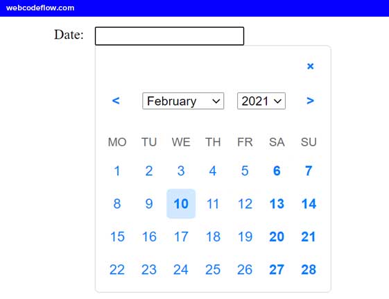Date-Picker-Plugin