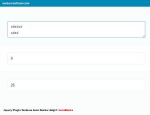 jquery-textarea-autoresize-plugin