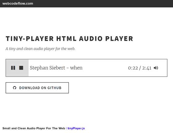 audio-player-tinyplayer
