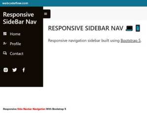 responsive-side-navigation