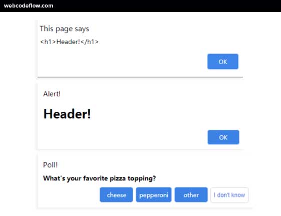 browser-alert-confirm-dialog-alert4html-js