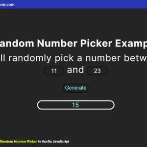 random-number-picker