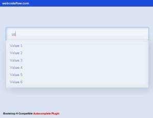 bootstrap-4-autocomplete-plugin