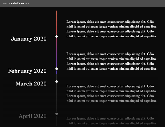 gradient-timline-progress-bar