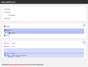 vue-nestable-draggable