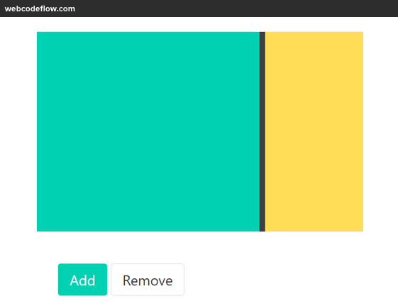 flexbox-drag-resize
