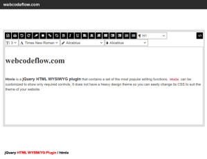 jquery-wysiwyg-html-editor