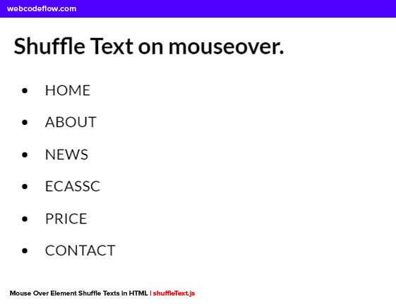Element-Shuffle-Texts