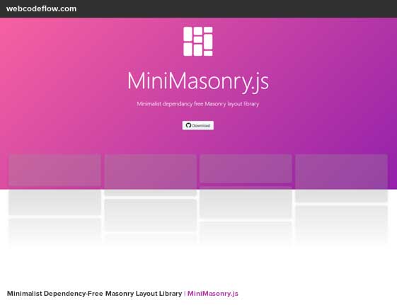 free-masonry-layout-library