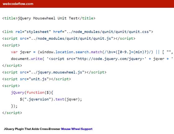 jquery-mouse-wheel-plugin