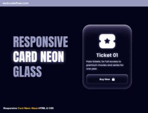 responsive-neon-glass-cards